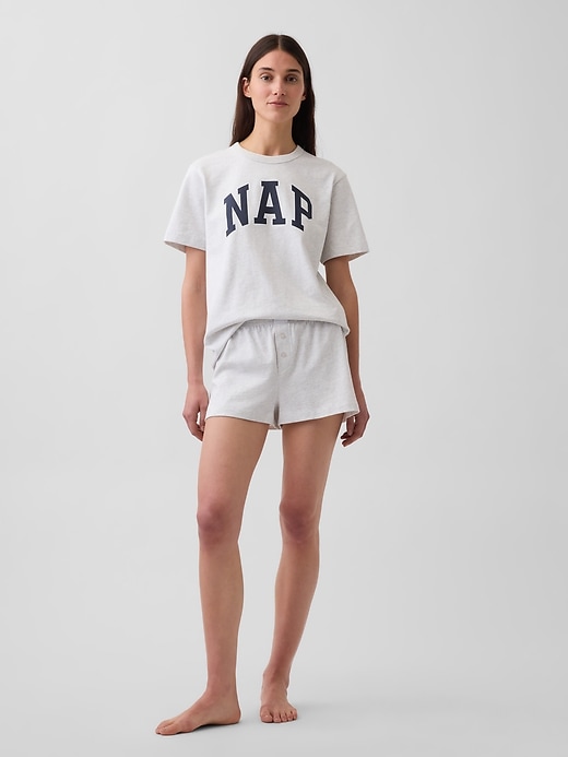 L'image numéro 2 présente T-shirt surdimensionné à logo Nap