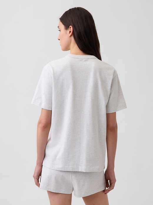 L'image numéro 3 présente T-shirt surdimensionné à logo Nap