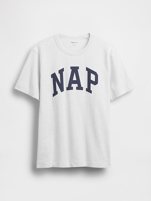 L'image numéro 6 présente T-shirt surdimensionné à logo Nap