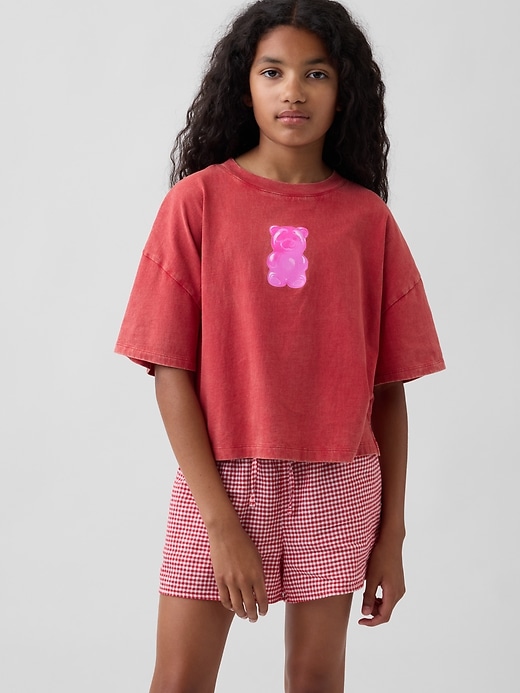 L'image numéro 1 présente T-shirt surdimensionné à imprimé pour enfant