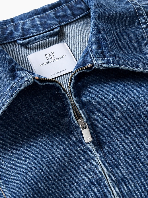 Image number 6 showing, Gap × Victoria Beckham Denim Zip Shirt