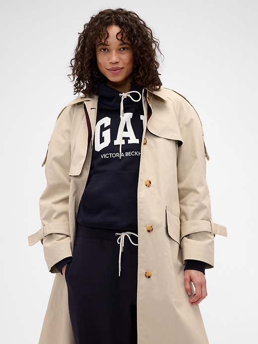 Image number 1 showing, Gap × Victoria Beckham Heavyweight French Terry Hoodie