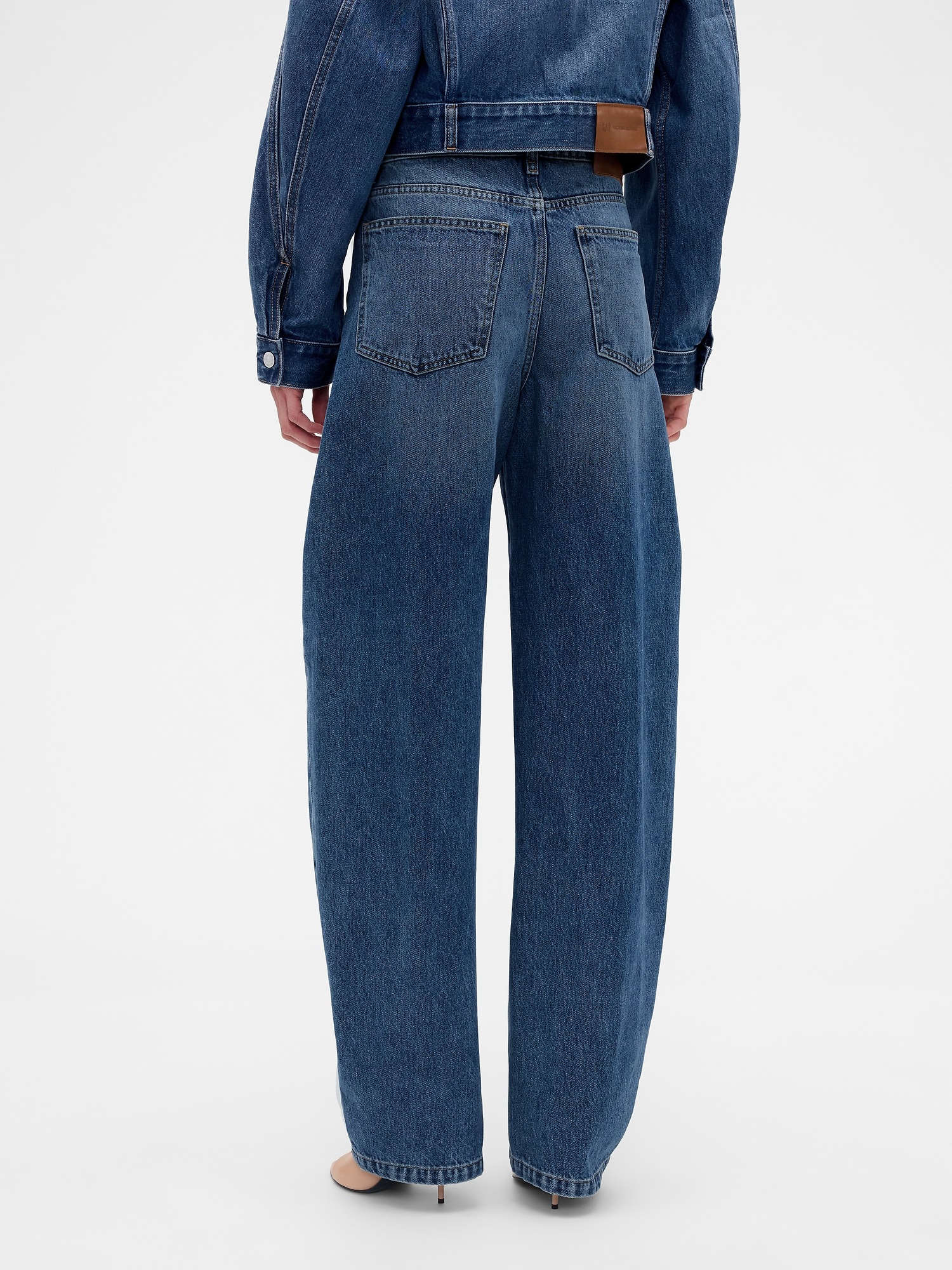 Victoria Beckham High Rise Arc Jeans
