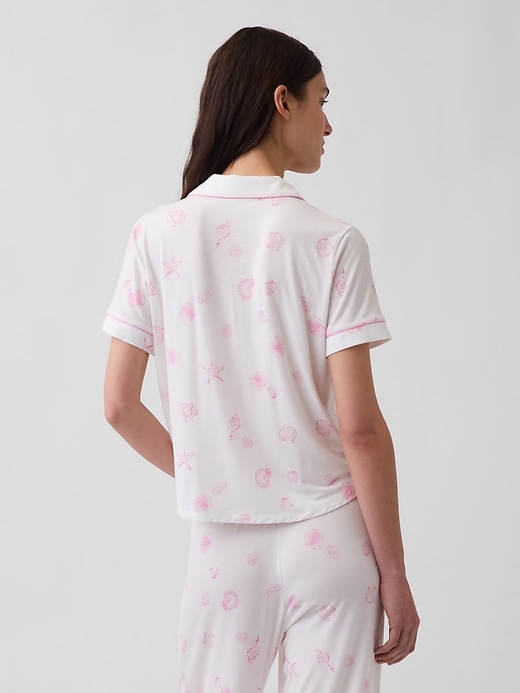 L'image numéro 3 présente Haut de pyjama en modal