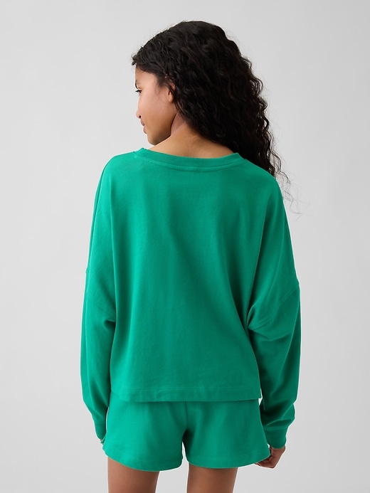 Image number 3 showing, Kids Heavyweight Oversized Seam T-Shirt