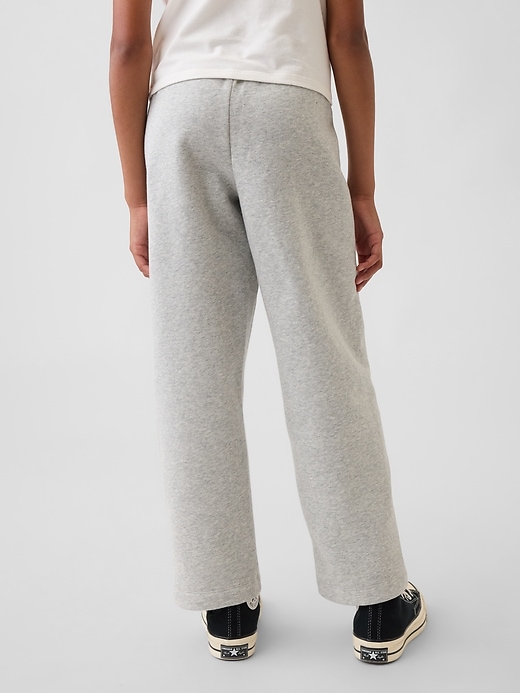 L'image numéro 4 présente Pantalon de jogging baril décontracté à bordure en dentelle VintageDoux pour Enfant