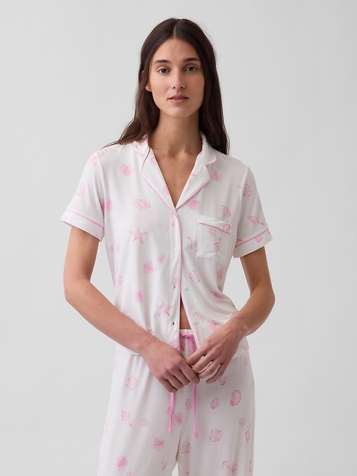 L'image numéro 1 présente Haut de pyjama en modal