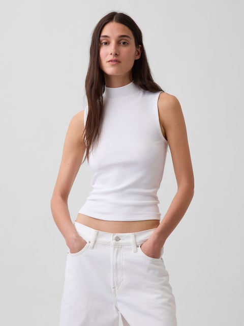 Modern Mockneck Tank Top