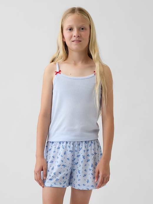 Image number 1 showing, Kids Recycled Rib PJ Tank Top