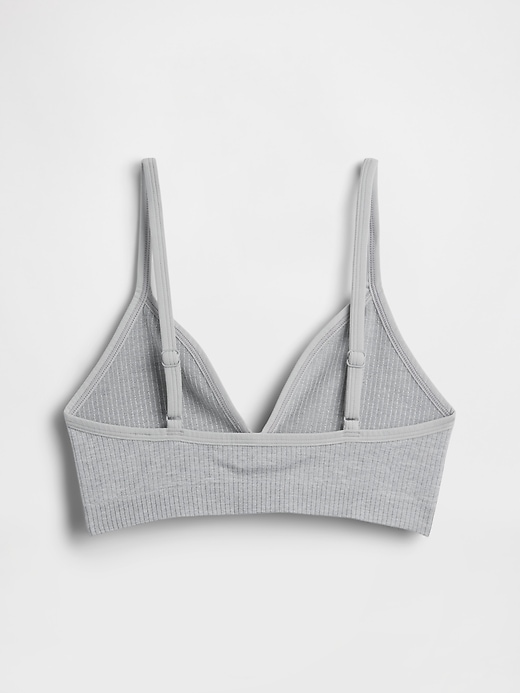 Image number 7 showing, Seamless Rib Triangle Bralette