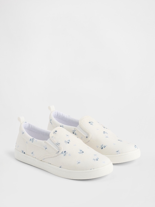 L'image numéro 2 présente Chaussures sport sans-gêne à motif floral pour Enfant