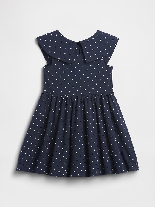 Image number 3 showing, Baby & Toddler Jersey Bow Collar Dress