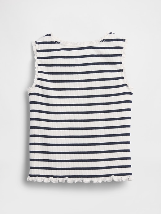 L'image numéro 3 présente Camisole côtelée à rayures et à imprimé pour Bébé et Tout-petit