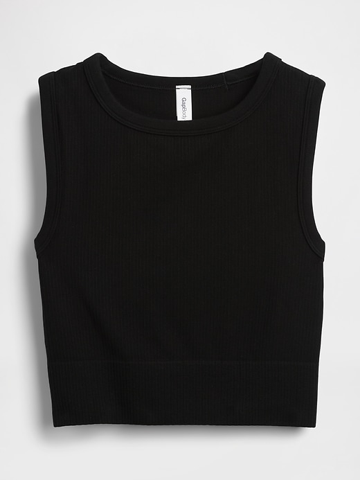 Image number 5 showing, Seamless Rib Crop Tank Top