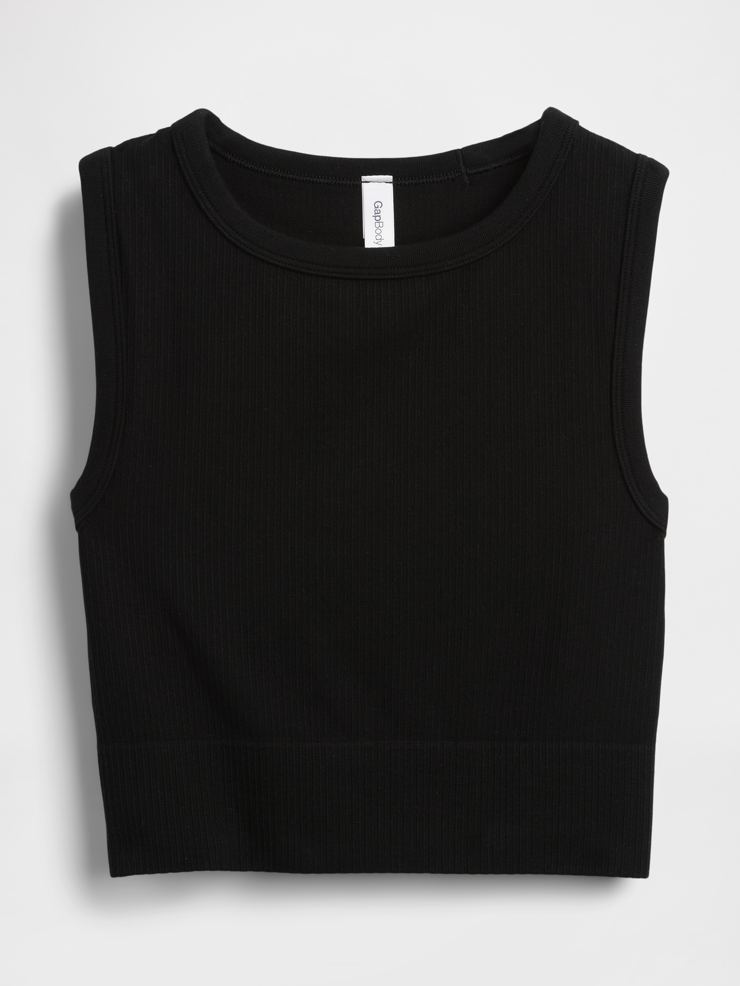 Seamless Rib Crop Tank Top