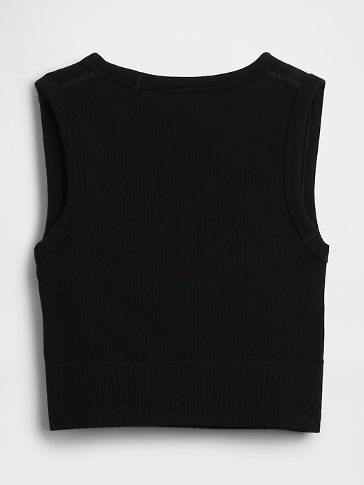 Image number 6 showing, Seamless Rib Crop Tank Top