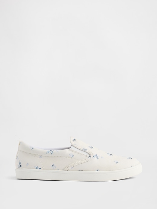 L'image numéro 1 présente Chaussures sport sans-gêne à motif floral pour Enfant