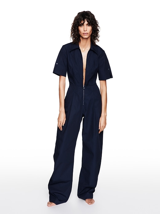 Image number 8 showing, Gap × Victoria Beckham Loose Utility Jumpsuit