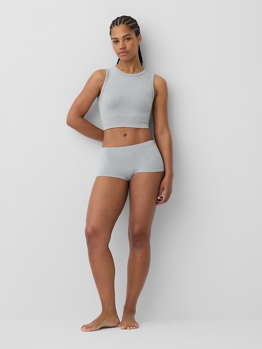 Image number 4 showing, Seamless Rib Crop Tank Top