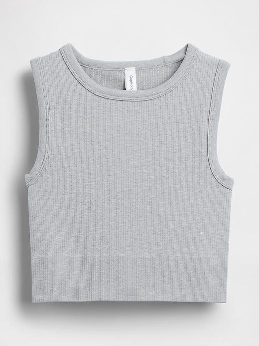 Image number 5 showing, Seamless Rib Crop Tank Top