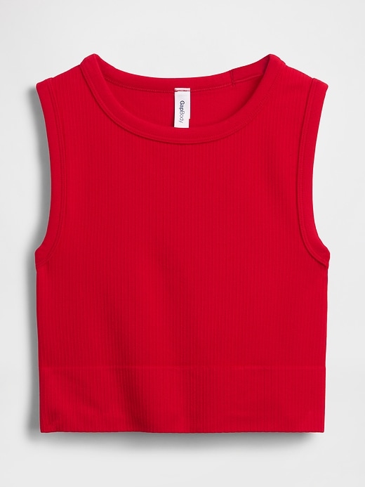 Image number 5 showing, Seamless Rib Crop Tank Top