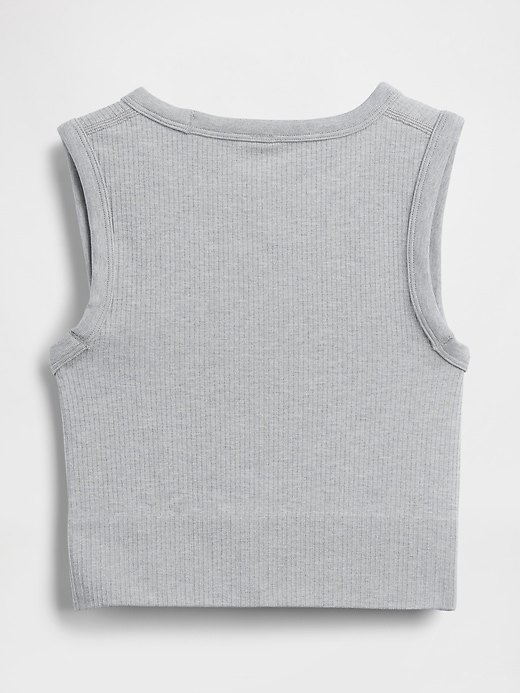 Image number 6 showing, Seamless Rib Crop Tank Top