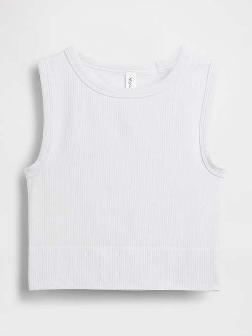 Image number 5 showing, Seamless Rib Crop Tank Top