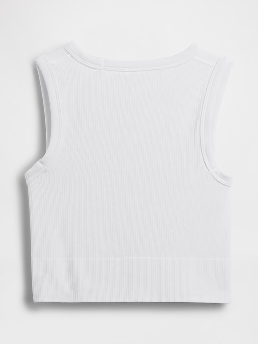 Image number 6 showing, Seamless Rib Crop Tank Top