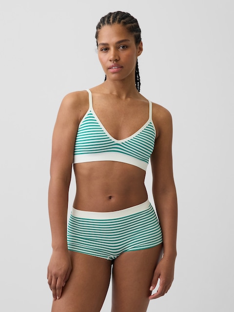Seamless Rib Triangle Bralette