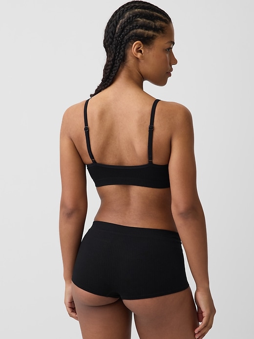 Image number 2 showing, Seamless Rib Triangle Bralette