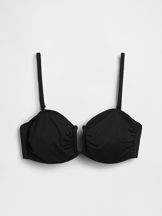 L'image numéro 4 présente Haut de bikini de style bandeau convertible