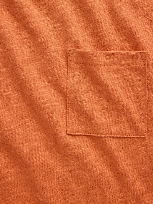 L'image numéro 3 présente T-shirt à poche en coton biologique pour Enfant