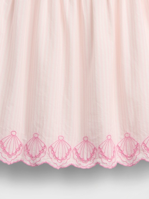 L'image numéro 4 présente Robe à broderie anglaise en forme de coquillages pour Toute-petite et Bébé