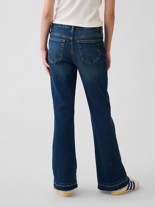 L'image numéro 3 présente Jean évasé années 70 à taille haute pour Enfant