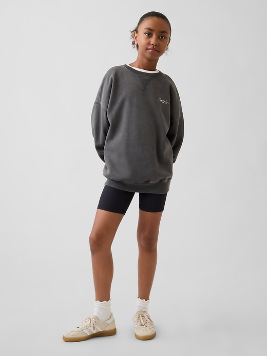 L'image numéro 4 présente Chandail en coton ouaté VintageDoux surdimensionné Gap × Disney pour Enfant