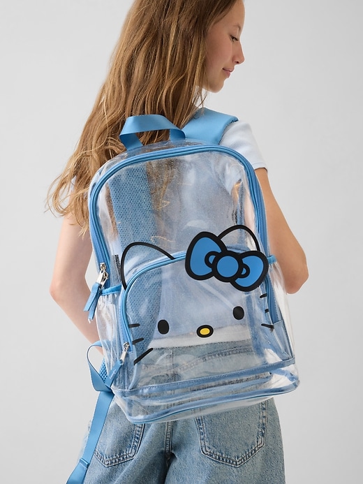 L'image numéro 2 présente Sac à dos transparent Hello Kitty pour Enfant