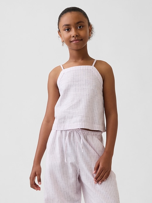 L'image numéro 1 présente Camisole en lin et coton pour Enfant