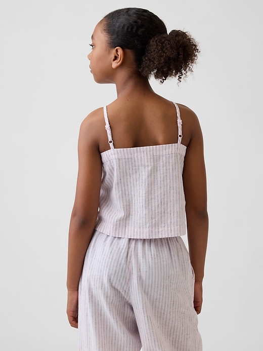 L'image numéro 3 présente Camisole en lin et coton pour Enfant