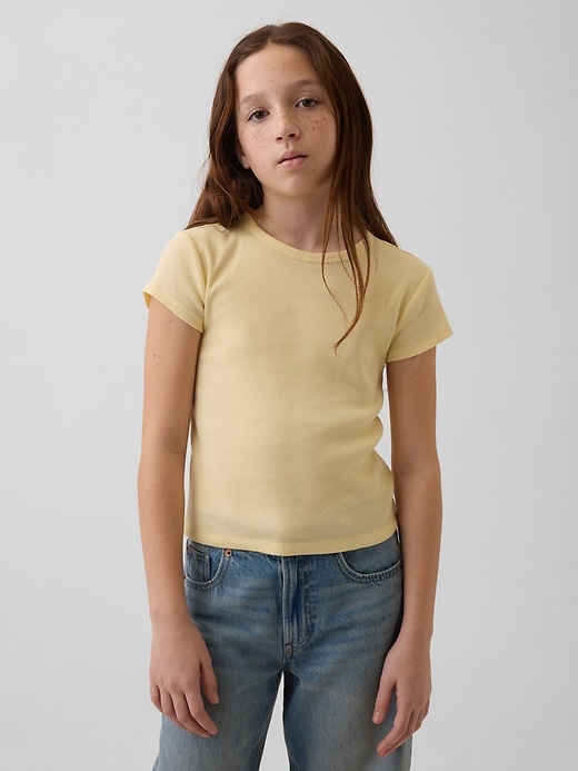 L'image numéro 1 présente T-shirt côtelé pour Enfant