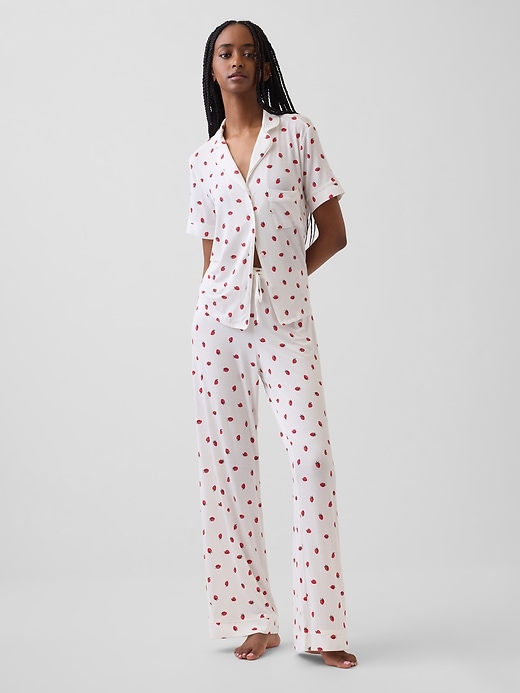 L'image numéro 2 présente Haut de pyjama en modal