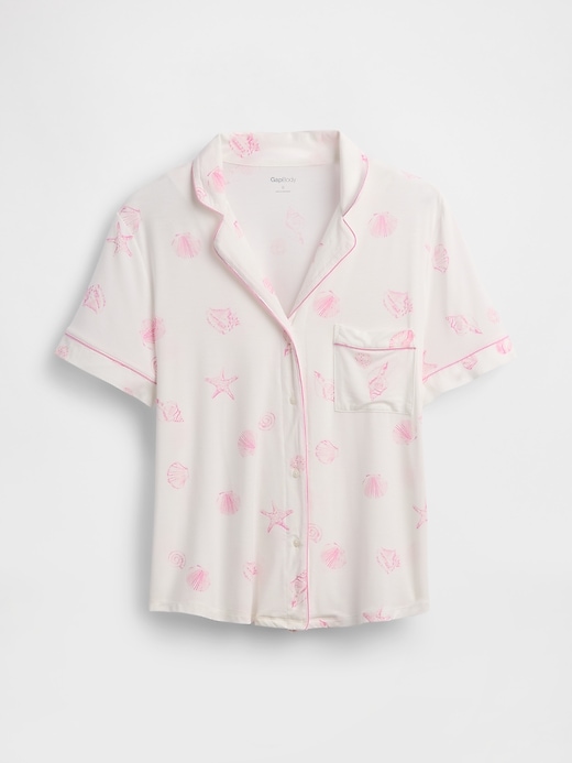 L'image numéro 5 présente Haut de pyjama en modal