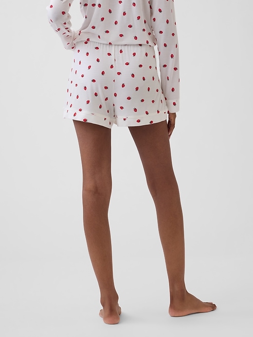 L'image numéro 4 présente Short de pyjama en modal