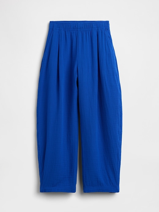 Image number 5 showing, Cotton Gauze Easy Barrel Pants