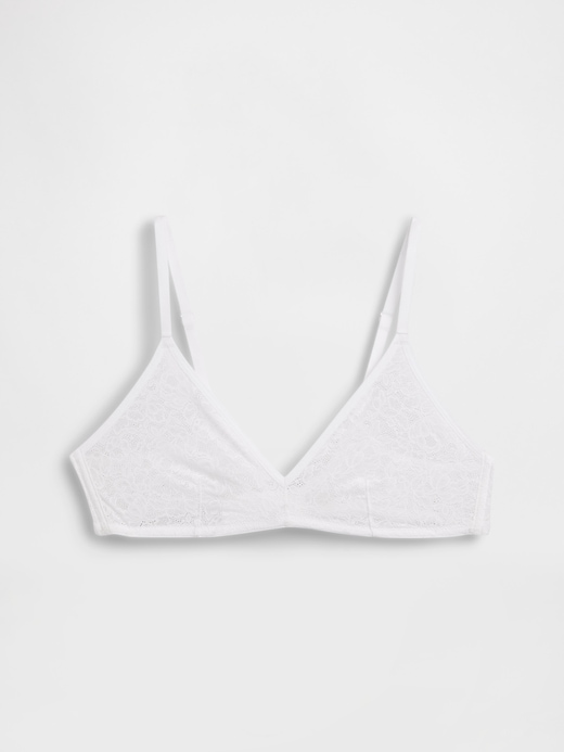 L'image numéro 5 présente Soutien-gorge seconde peau à décolleté plongeant en dentelle