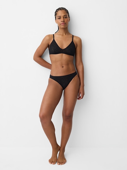 Image number 4 showing, Lace Plunge Bralette