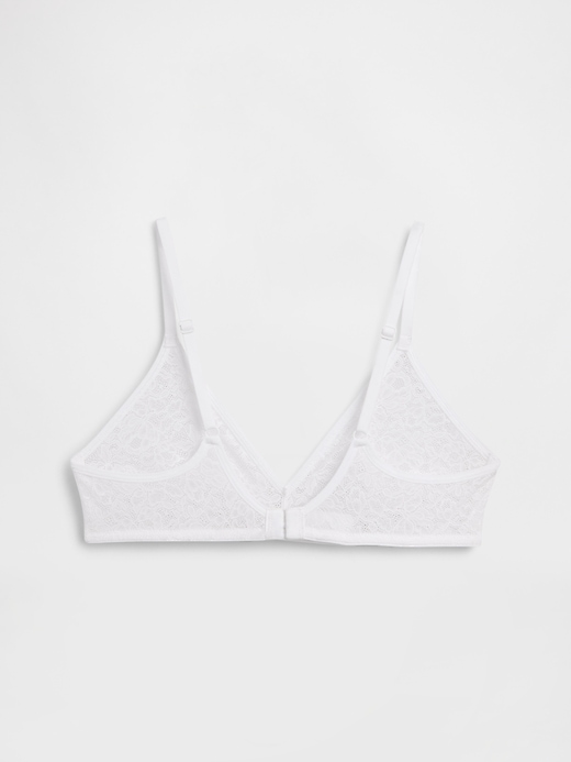 L'image numéro 6 présente Soutien-gorge seconde peau à décolleté plongeant en dentelle