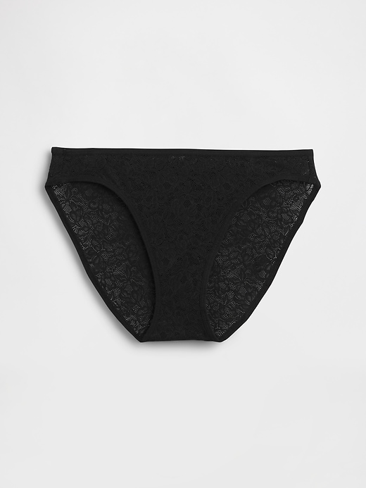 L'image numéro 5 présente Culotte bikini en dentelle