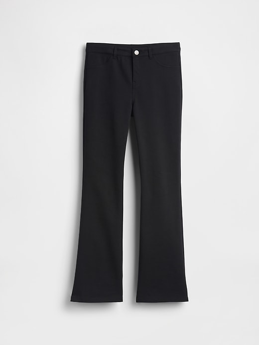L'image numéro 2 présente Pantalon d’uniforme évasé en tricot point de Rome pour Enfant