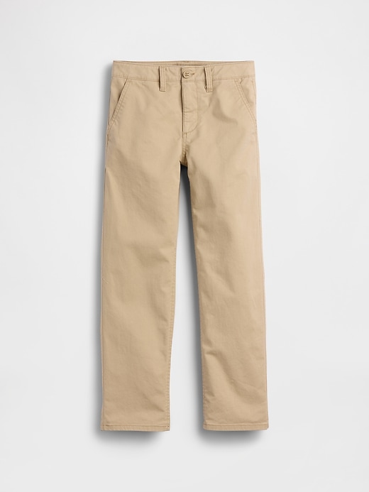 Image number 2 showing, Kids Modern Relaxed Straight Khakis