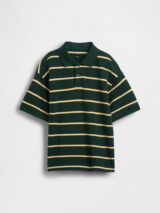 Image number 2 showing, Kids Relaxed Pique Polo Shirt